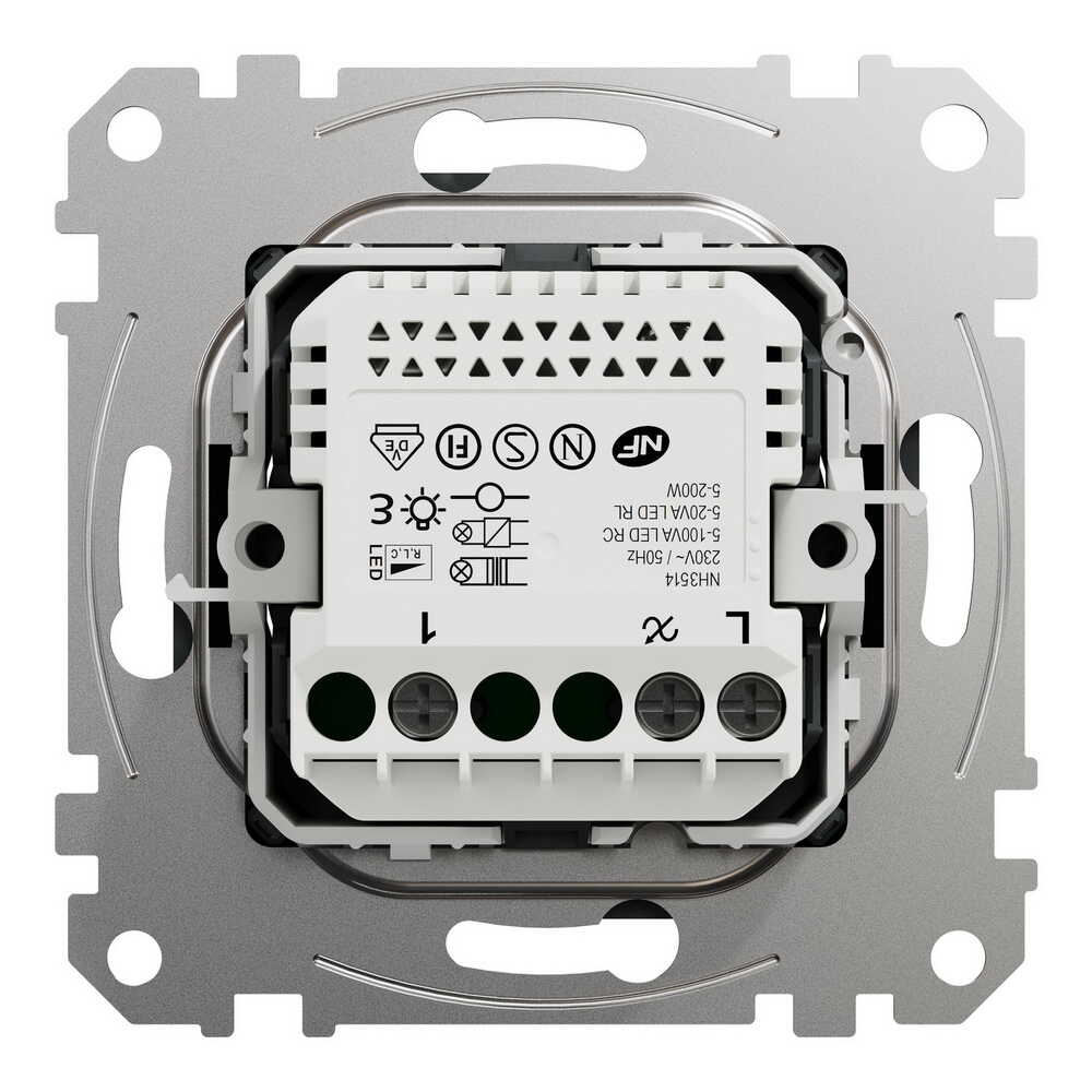 Димер Schneider Sedna Design чорний LED поворотний ( SDD114502 )